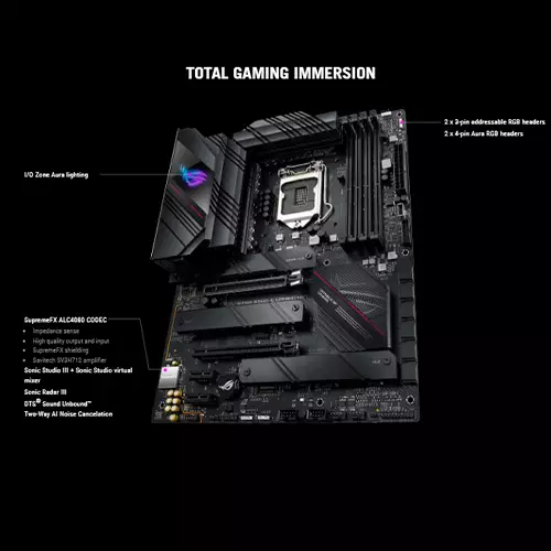 ASUS ROG STRIX B560-E GAMING WIFI LGA 1200 ATX Gaming Motherboard-gallery-4