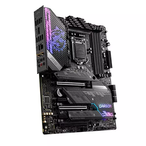 MSI MPG Z590 Gaming Carbon WiFi 10th Gen and 11th Gen ATX Motherboard-gallery-2