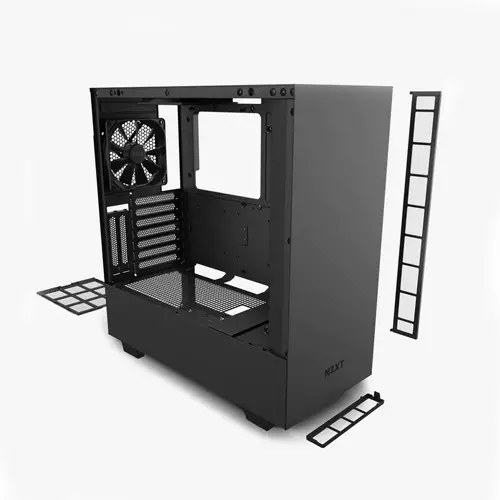 NZXT H510i Compact Mid-Tower RGB Gaming Case (Black/Black)-gallery-3