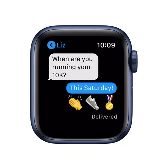 Apple Watch Series 6 (GPS + Cellular 40mm Blue Aluminum Case with Deep Navy Sport Band)-gallery-1