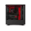 NZXT H510i Compact Mid-Tower RGB Gaming Case (Black/Red)-gallery-1