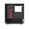 NZXT H510i Compact Mid-Tower RGB Gaming Case (Black/Red)-gallery-4