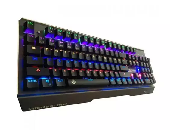 Fantech PANTHEON MK881 RGB Blue Switch Clicky Keys Mechanical Gaming Keyboard-gallery-1