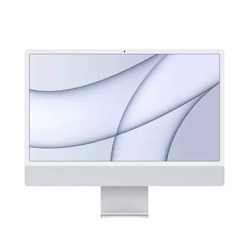 Apple iMac 24 4K Retina Display M1 8 Core CPU 8 Core GPU 8GB RAM 512GB SSD 2021 (Silver)
