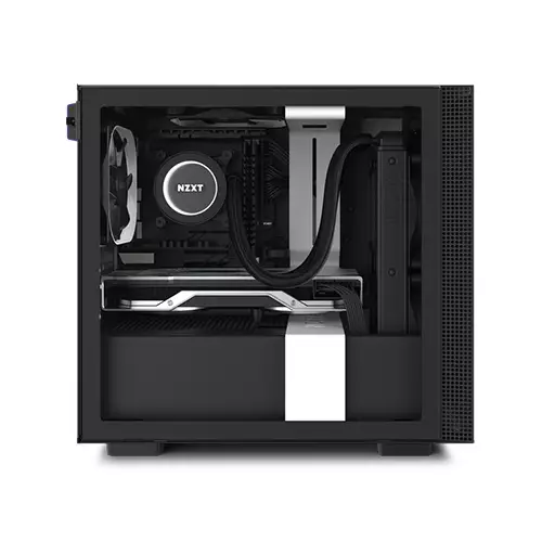 NZXT H210 Mini-ITX Case with Tempered Glass (White)-gallery-1