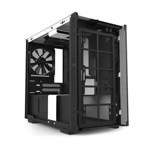 NZXT H210 Mini-ITX Case with Tempered Glass (White)-gallery-2