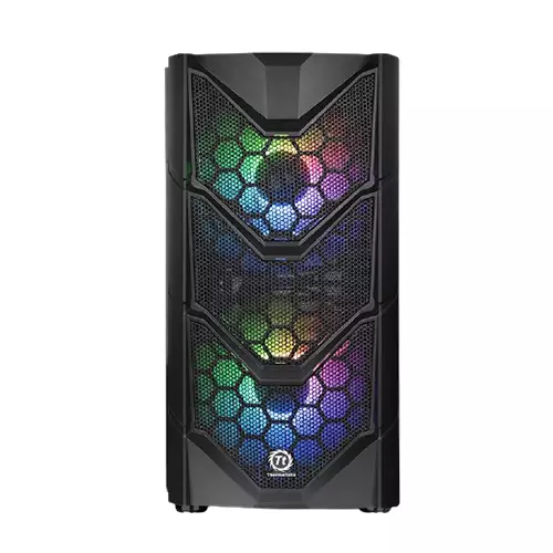 Thermaltake Commander C36 Dual ARGB Fans Tempered Glass ATX Mid-Tower Casing-gallery-2