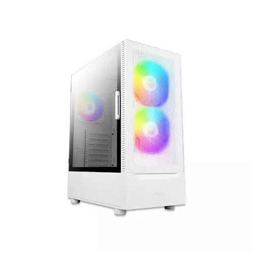 Antec NX410 Mid Tower ARGB Gaming Case (white)