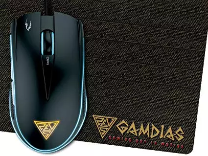 Gamdias Zeus E2RGB Optical Gaming Mouse with mouse pad