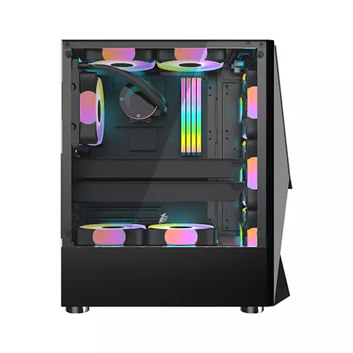 1STPLAYER DK-3 Gaming Case (Black)-gallery-2