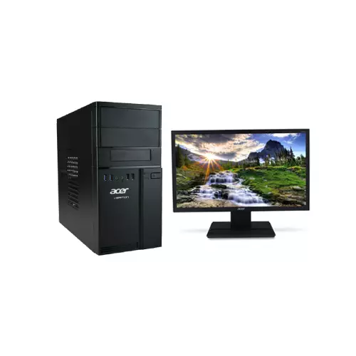 Acer Veriton M200-H510 Core i5 11th Gen 16GB RAM 1TB HDD 256GB SSD Brand PC with Acer 22 inch Monitor