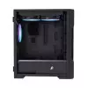 1stPlayer T3 Mesh m-ATX Gaming Case (Black)-gallery-1
