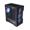 1stPlayer T3 Mesh m-ATX Gaming Case (Black)-gallery-2