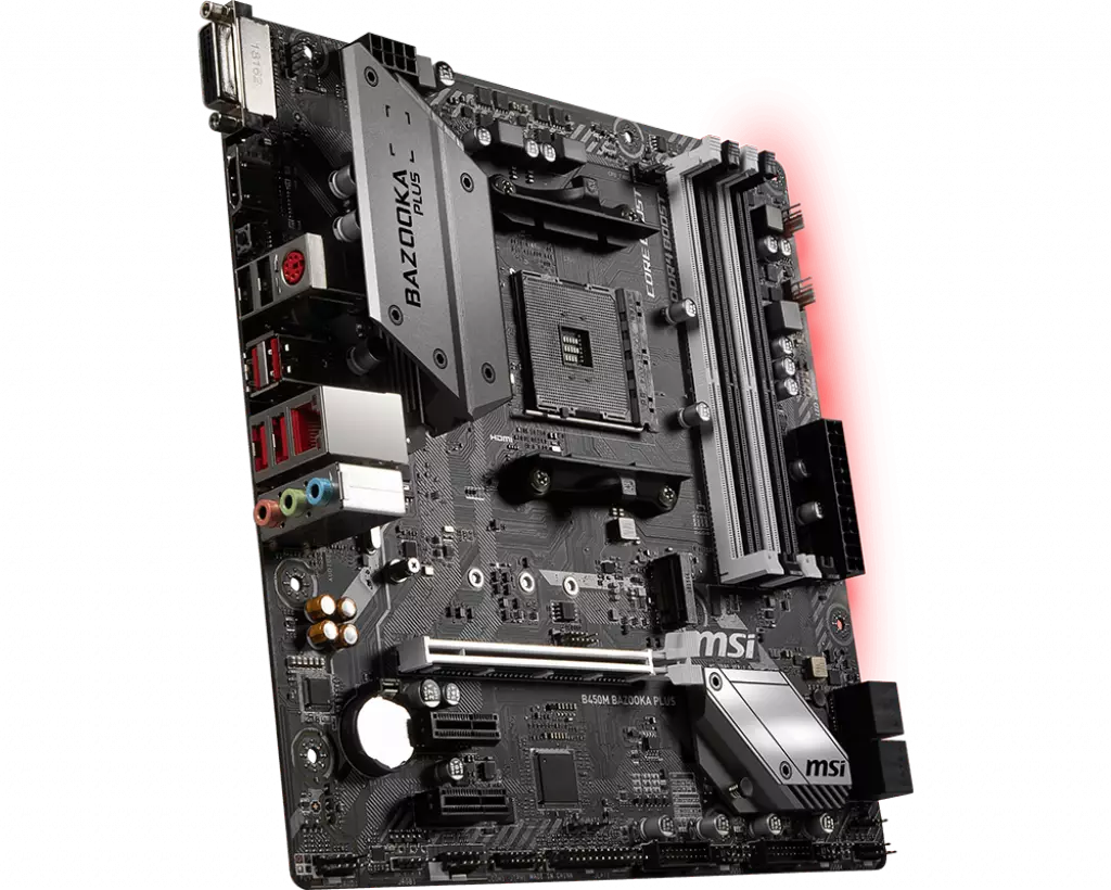MSI B450M BAZOOKA PLUS AMD Ryzen Motherboard-gallery-1