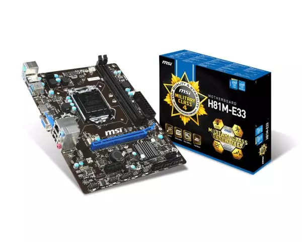 MSI H81M-E33 Express Intel Motherboard