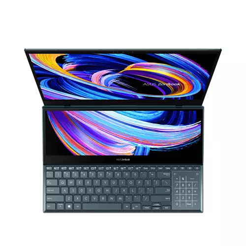 Asus Zenbook Pro Duo 15 OLED UX582HM 15.6 inch 4K Dual Touch Display Core i7 11th Gen 16GB RAM 1TB SSD Gaming Laptop with RTX 3060 6GB Graphics-gallery-1