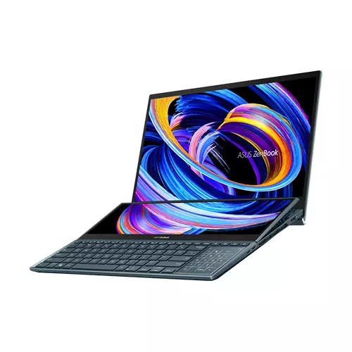 Asus Zenbook Pro Duo 15 OLED UX582HM 15.6 inch 4K Dual Touch Display Core i7 11th Gen 16GB RAM 1TB SSD Gaming Laptop with RTX 3060 6GB Graphics-gallery-2