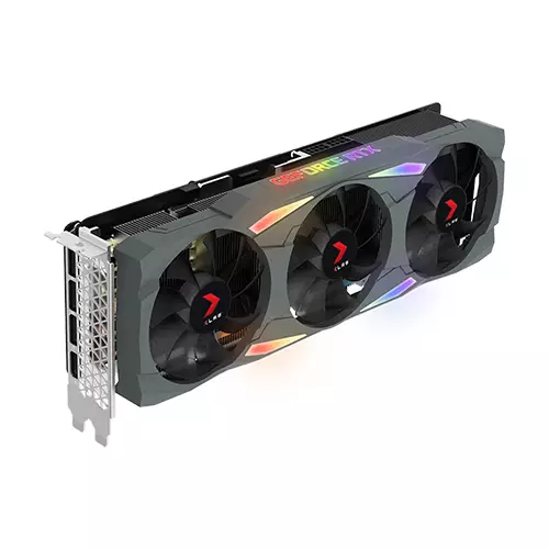 PNY GEFORCE RTX 3080 10GB XLR8 GAMING UPRISING EPIC-X RGB TRIPLE FAN GRAPHICS CARD-gallery-2