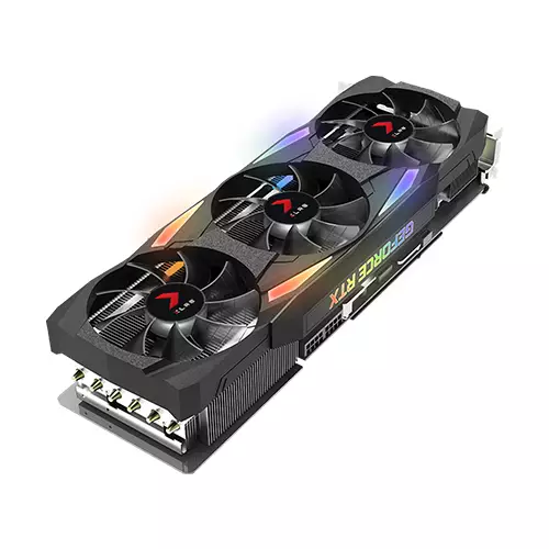PNY GEFORCE RTX 3080 10GB XLR8 GAMING UPRISING EPIC-X RGB TRIPLE FAN GRAPHICS CARD-gallery-3