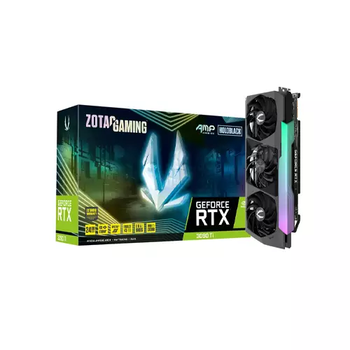 ZOTAC GAMING 24GB GDDR6X GeForce RTX 3090 Ti AMP Extreme Holo GRAPHICS CARD