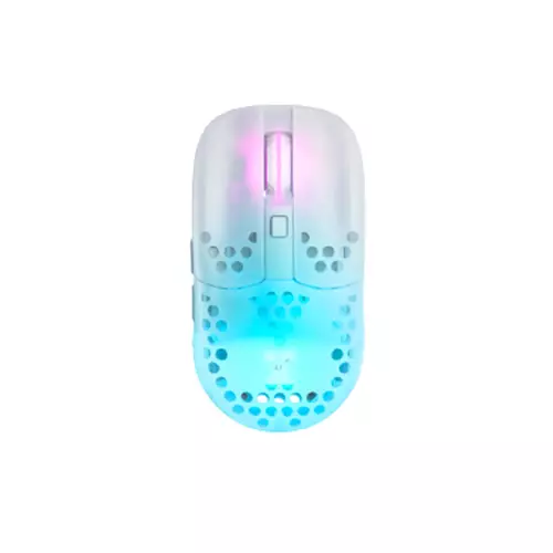 XTRFY MZ1 RGB ULTRA-LIGHT WIRELESS ERGONOMIC GAMING MOUSE (WHITE)