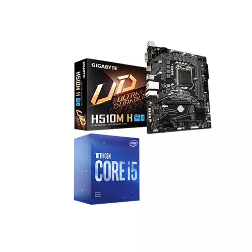 INTEL CORE I5-10400 PROCESSOR AND GIGABYTE H510M H MOTHERBOARD COMBO
