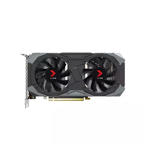 PNY GEFORCE GTX 1660 TI 6GB DUAL FAN XLR8 GAMING OVERCLOCKED EDITION GDDR6 GRAPHICS CARD-gallery-1