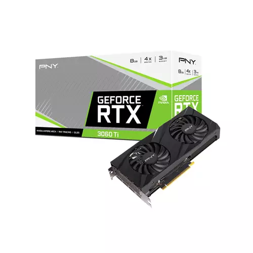 PNY GEFORCE RTX 3060 TI 8GB VERTO DUAL FAN GRAPHICS CARD