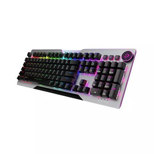 DAREU EK925 II RGB HOTSWAPPABLE MECHANICAL WIRED GAMING KEYBOARD WITH KNOB (RED SWITCH)-gallery-2