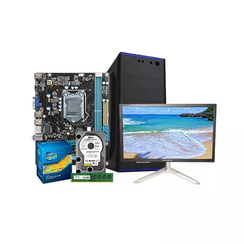 INTEL CORE I3-3220 3RD GEN ESONIC H61FEL-U MOTHERBOARD 4GB RAM 500GB HDD CORPORATE PC WITH 18.5 INCH MONITOR