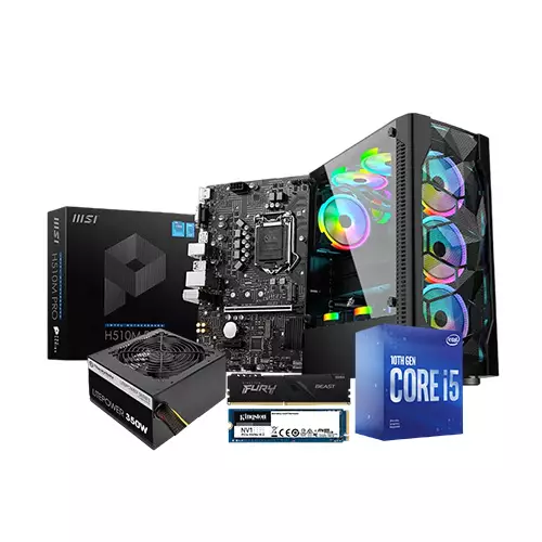 INTEL CORE I5-10400 MSI H510M PRO 8GB RAM 250GB SSD BUDGET PC