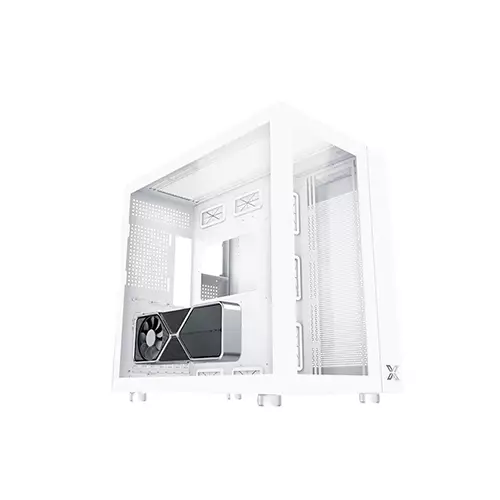XIGMATEK AQUARIUS PRO ARCTIC TEMPERED GLASS ATX GAMING CASE (WHITE)-gallery-6