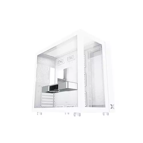 XIGMATEK AQUARIUS PRO ARCTIC TEMPERED GLASS ATX GAMING CASE (WHITE)-gallery-7