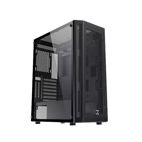 XIGMATEK MASTER X TEMPERED GLASS ATX GAMING CASE (BLACK)-gallery-1
