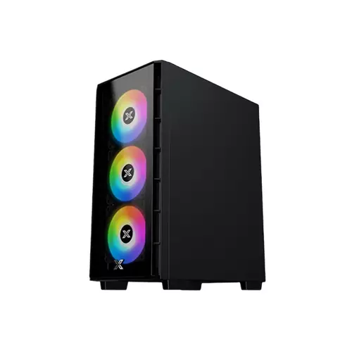 XIGMATEK ELITE ONE TEMPERED GLASS ATX GAMING CASE (BLACK)-gallery-1