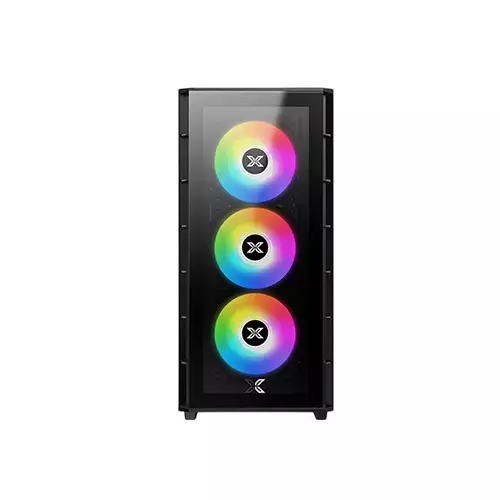 XIGMATEK ELITE ONE TEMPERED GLASS ATX GAMING CASE (BLACK)-gallery-2