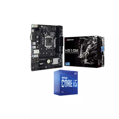 INTEL CORE I5-10400 PROCESSOR AND BIOSTAR H510MHP MOTHERBOARD COMBO