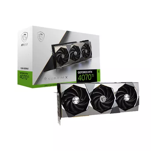 MSI GEFORCE RTX 4070 TI SUPRIM X 12GB GDDR6X GRAPHICS CARD
