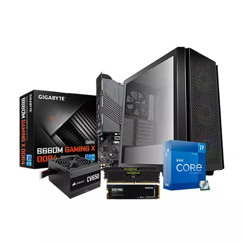 INTEL CORE I7-12700 GIGABYTE B760M DS3H DDR4 16GB RAM 500GB SSD BUDGET PC
