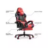 FURGLE PRO SERIES GAMING CHAIR WITH FOOTREST-RED-gallery-2