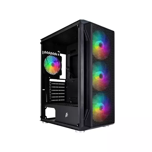 1ST PLAYER X5 COMPUTER RGB GAMING CASE (BLACK)