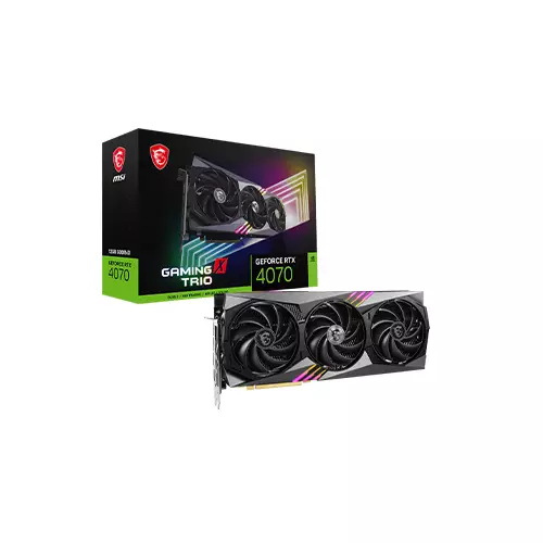 MSI GeForce RTX 4070 GAMING X TRIO 12G GRAPHICS CARDS