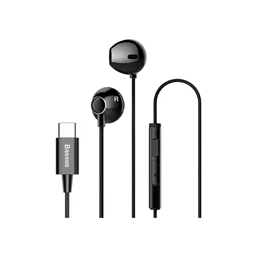 BASEUS ENCOK C06 IN-EAR WIRED BLACK EARPHONE