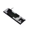 DARK ALIEN K710 HOT SWAPPABLE DETACHABLE WIRED KEYBOARD WHITE BLACK-gallery-1