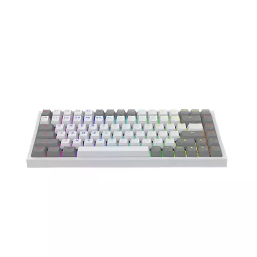 KEYCOOL KC84 RGB HOTSWAP MECHANICAL KEYBOARD – WHITE-gallery-1