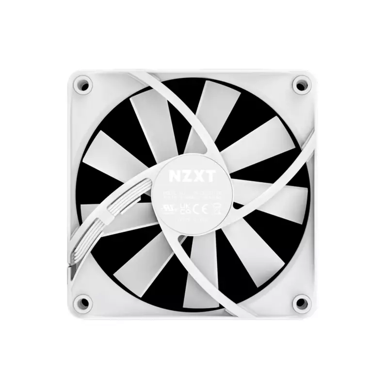 NZXT F120Q 120MM QUIET AIRFLOW CASE FAN - BLACK & WHITE-gallery-5