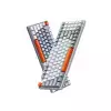 MACHENIKE K500-B94W TRI-MODE HOTSWAPPABLE PBT KEYCAP RGB WIRELESS GREY MECHANICAL KEYBOARD BLUE SWITCH-gallery-1