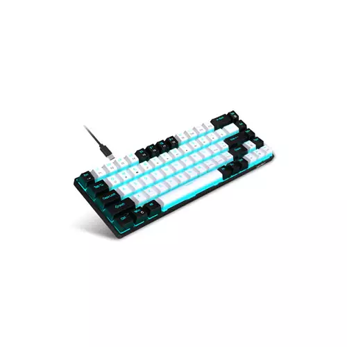 HXSJ V800 SINGLE BACKLIT HOTSWAPPABLE MECHANICAL KEYBOARD BLUE SWITCH