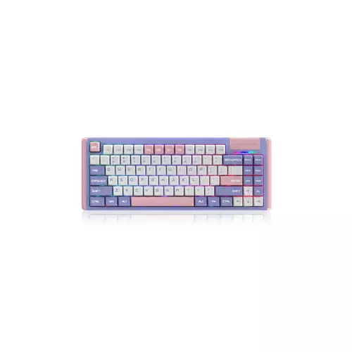 DUSTSILVER D84 CLASSICAL RETRO HOT SWAPPING RGB WIRELESS MECHANICAL KEYBOARD RED SWITCH