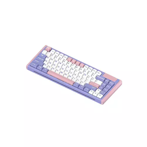 DUSTSILVER D84 CLASSICAL RETRO HOT SWAPPING RGB WIRELESS MECHANICAL KEYBOARD RED SWITCH-gallery-1